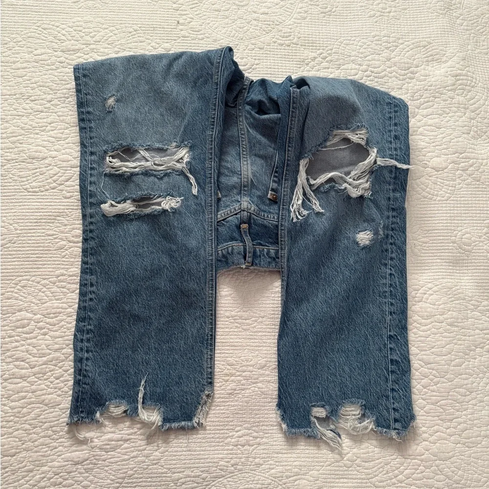 Free People Women's Tapered Baggy Boyfriend Jeans - Picture 7 of 8
